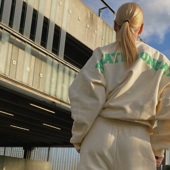 ROTATE Birger Christensen - Ivory Sweatshirt and Shorts - Size XS - Picture 14 of 15